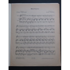 KOSMA Joseph Barbara Chant Piano 1947