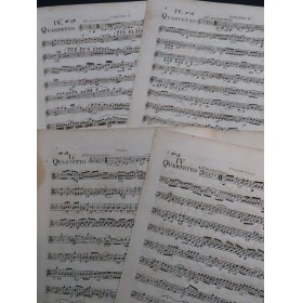 BEETHOVEN Trois Quatuors op 18 Livraison 1 Violon Alto Violoncelle ca1820
