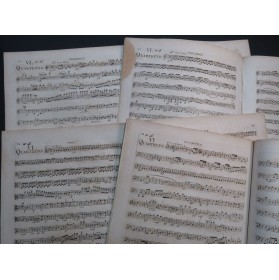 BEETHOVEN Trois Quatuors op 18 Livraison 1 Violon Alto Violoncelle ca1820