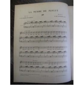 FONTENAILLES La Messe de Minuit Chant Piano 1900