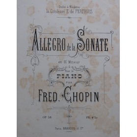 CHOPIN Frédéric Allegro de...