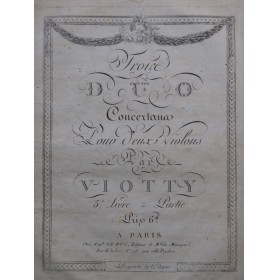 VIOTTI J. B. Trois Duos 5e...