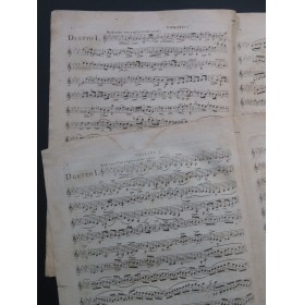 VIOTTI J. B. Trois Duos 5e Livre 2ème Partie pour 2 Violons XVIIIe