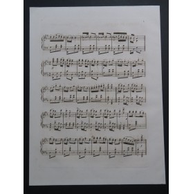 KALKBRENNER Frédéric Mazurka de Vienne Piano ca1845