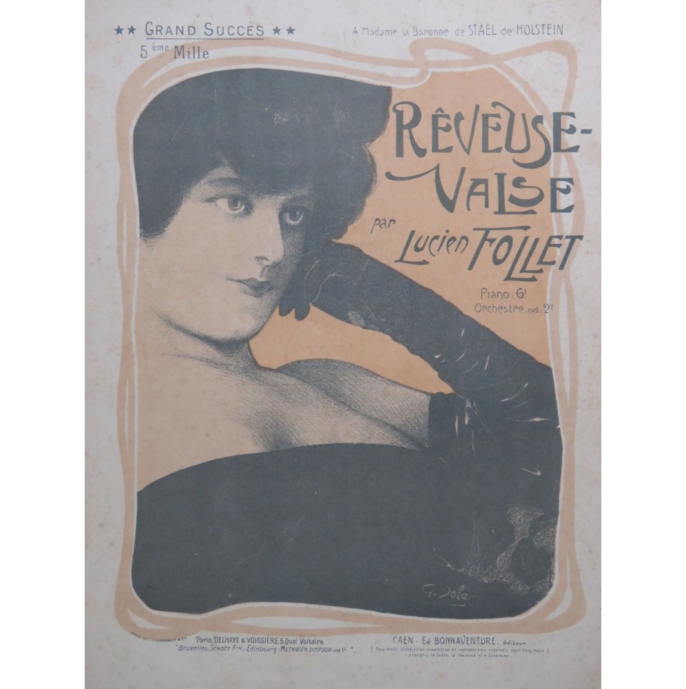 FOLLET Lucien Rêveuse Piano