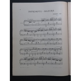 LACK Théodore Impromptu-Mazurk op 120 Piano ca1890