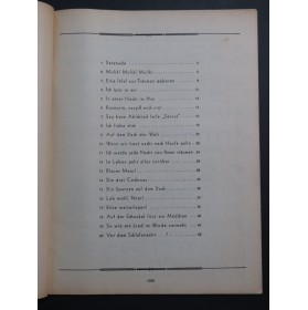 KREUDER Peter Melodien 20 Pièces Chant Piano 1940