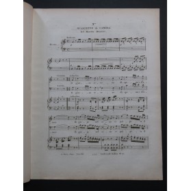 ROSSINI G. Quartetto da Camera No 3 Signature Chant Piano ca1825