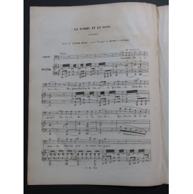 DE GLIMES Jules La Tombe et la Rose Chant Piano 1841