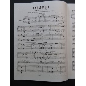 MIRAMONT L'Arabesque Fantaisie Piano Flûte ca1865