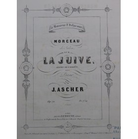 ASCHER Joseph Morceau de...