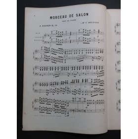 ASCHER Joseph Morceau de Salon sur La Juive op 70 Piano ca1858