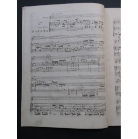 STEIBELT Daniel Sonate op 27 No 1 Piano Violon ca1797
