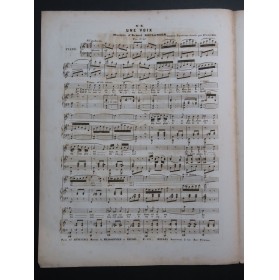 BOULANGER Ernest Une Voix No 6 Chant Piano 1845
