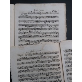 SPEYER Wilhelm Drey Duetten op 4 deux Violons ca1820
