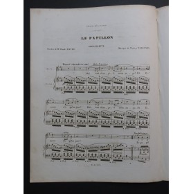 VALENTIN Patrice Le Papillon Chant Piano ca1850