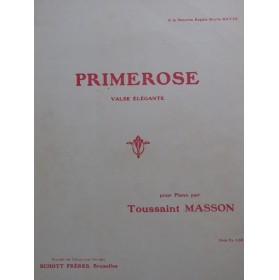 MASSON Toussaint Primerose...