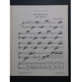 MASSON Toussaint Primerose Piano 1916