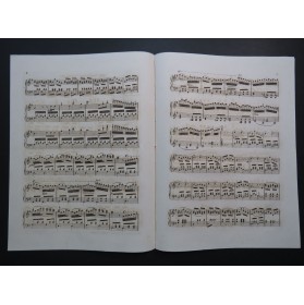 CZERNY Charles Air National Anglais op 721 Piano ca1845