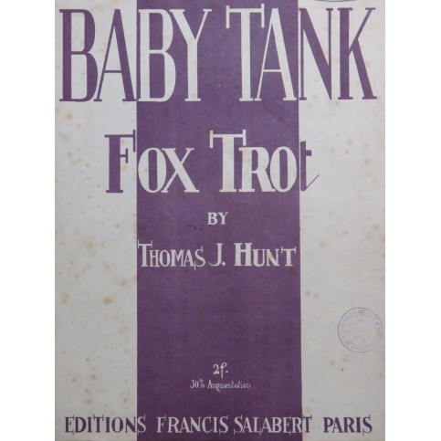 HUNT Thomas J. Baby Tank Piano 1918
