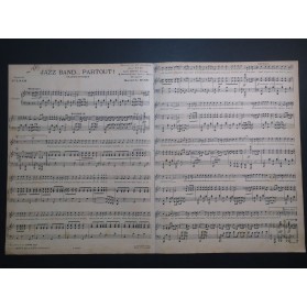 DE BOZI Harold Jazz Band... Partout ! Chant Piano 1920