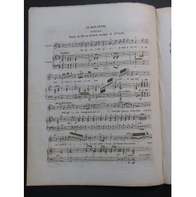 PAER Ferdinando Le Bon Génie Chant Piano ca1830