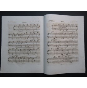 HENSELT Adolphe 3 Morceaux Piano 4 mains ca1840