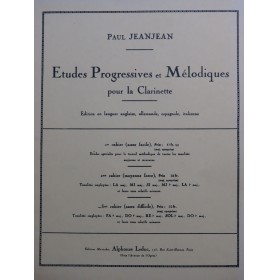 JEANJEAN Paul Etudes...