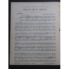 MERCIER René Sur un air de Shimmy Chant Piano 1921