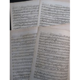 PLEYEL Ignace 12 Nouveaux Quatuors 4e Livraison Violons Alto Violoncelle 1787