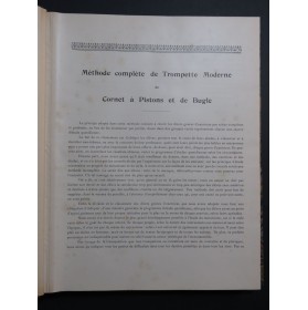 FRANQUIN Merri Méthode Complète Trompette Cornet à Pistons Bugle 1908