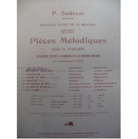SUDESSI P. Vers les Cieux Violon Piano 1904