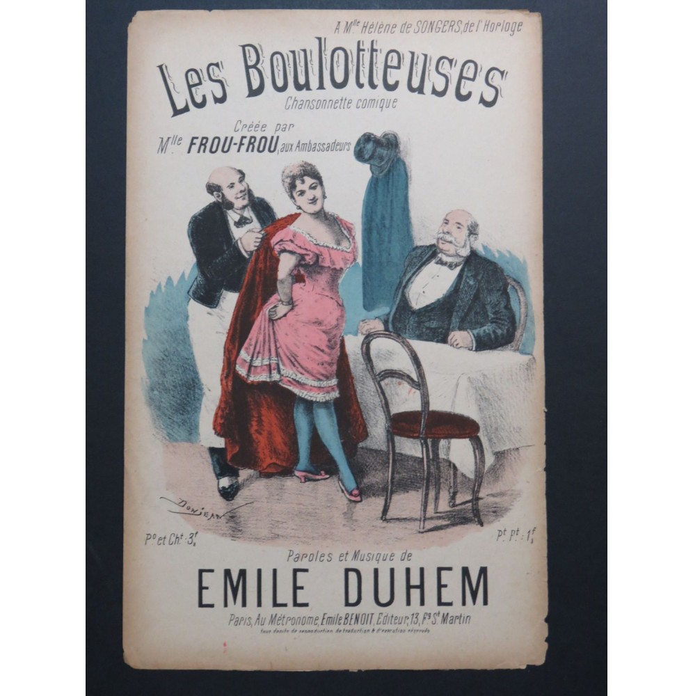 Les Boulotteuses Emile Duhem Chant