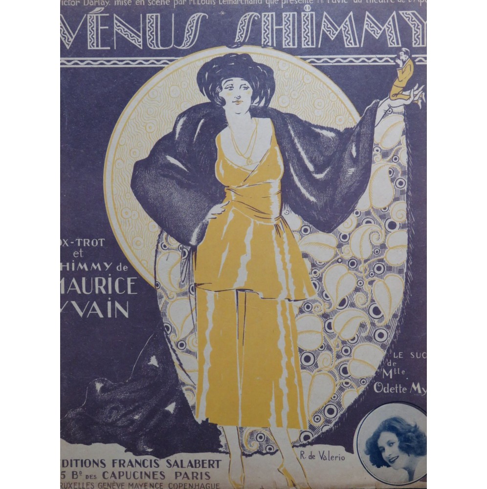 YVAIN Maurice Vénus Shimmy Piano 1921
