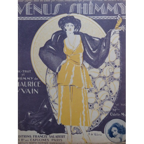 YVAIN Maurice Vénus Shimmy Piano 1921