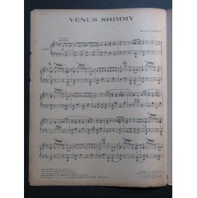 YVAIN Maurice Vénus Shimmy Piano 1921