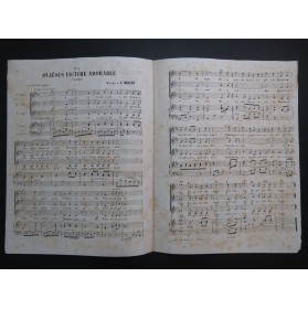 IMBERT G. F. O ! Jésus Victime Adorable Chant Piano ou Harmonium ca1868