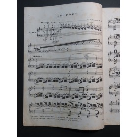 KALKBRENNER Frédéric Le Fou op136 Piano ca1860