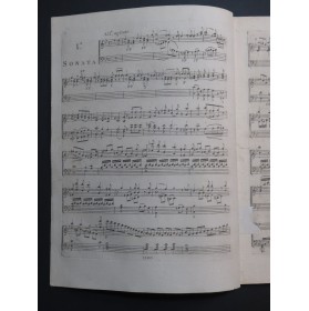 STEIBELT Daniel Deux Sonates op 15 Clavecin ou Piano 1795