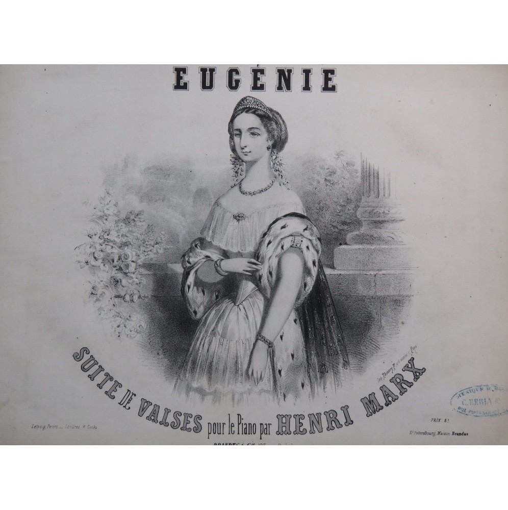 MARX Henri Eugénie Suite de Valses Piano ca1853