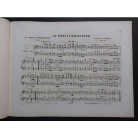 SCHUBERT Camille Le Chevalier Bayard Piano 4 mains ca1850
