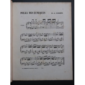 CORBIN A. Polka des Eunuques Piano 1880