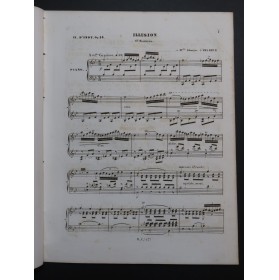 D'INDY W. Illusion Nocturne No 6 op 14 Piano ca1845