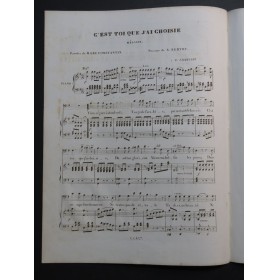 BERTOU A. C'est toi que j'ai choisie Chant Piano ca1850