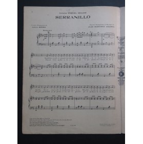 MARTINEZ ABADES Juan Serranillo Chant Piano ca1920