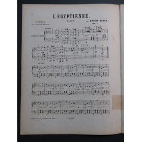 BARDIN BOYER L'Égyptienne op15 Piano XIXe siècle
