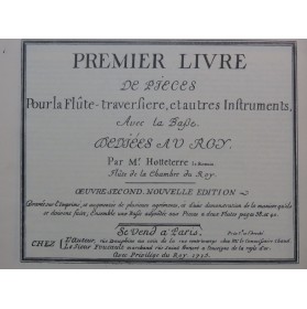 HOTTETERRE Jacques Premier...