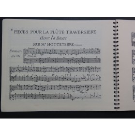 HOTTETERRE Jacques Premier Livre Flûte Traversière 1982