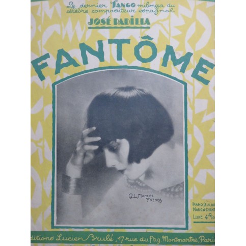 PADILLA José Fantôme Piano 1924
