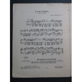 PADILLA José Fantôme Piano 1924